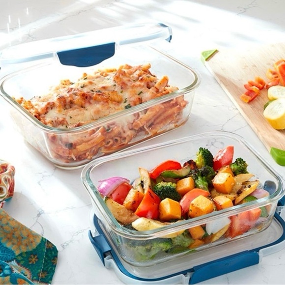 Rectangular Glass Storage Set - Picture 2 of 2